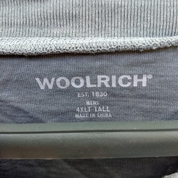 woolrich light blue grey cotton short sleeve tshirt EUC - Picture 4 of 8